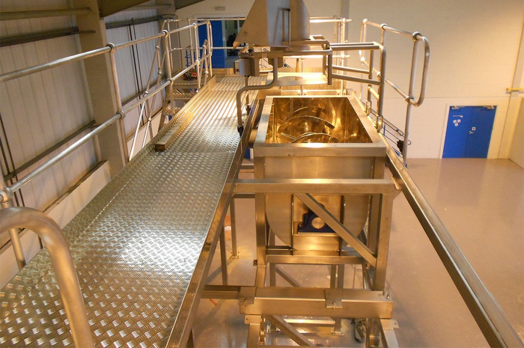 Stainless steel mezzanine floor